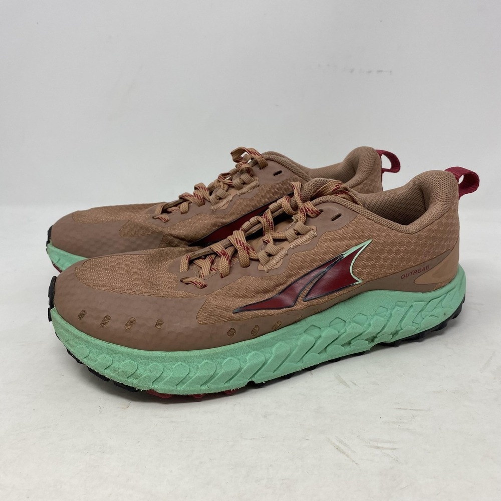 Altra Outroad Shoes Womens Size 7.5 Brown Mint Trail Running AL0A7R72990